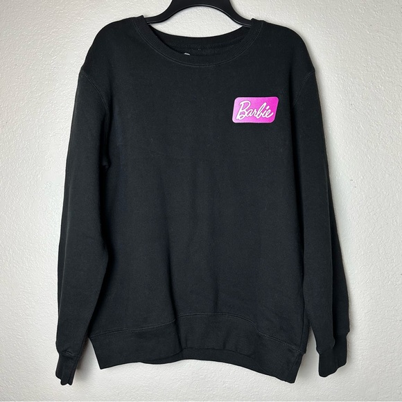 BARBIE DREAMCAR Black Crewneck Sweatshirt, Size M - Picture 3 of 4
